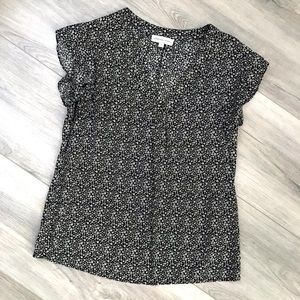 Adrienne Vittadini V-neck Rayon Top